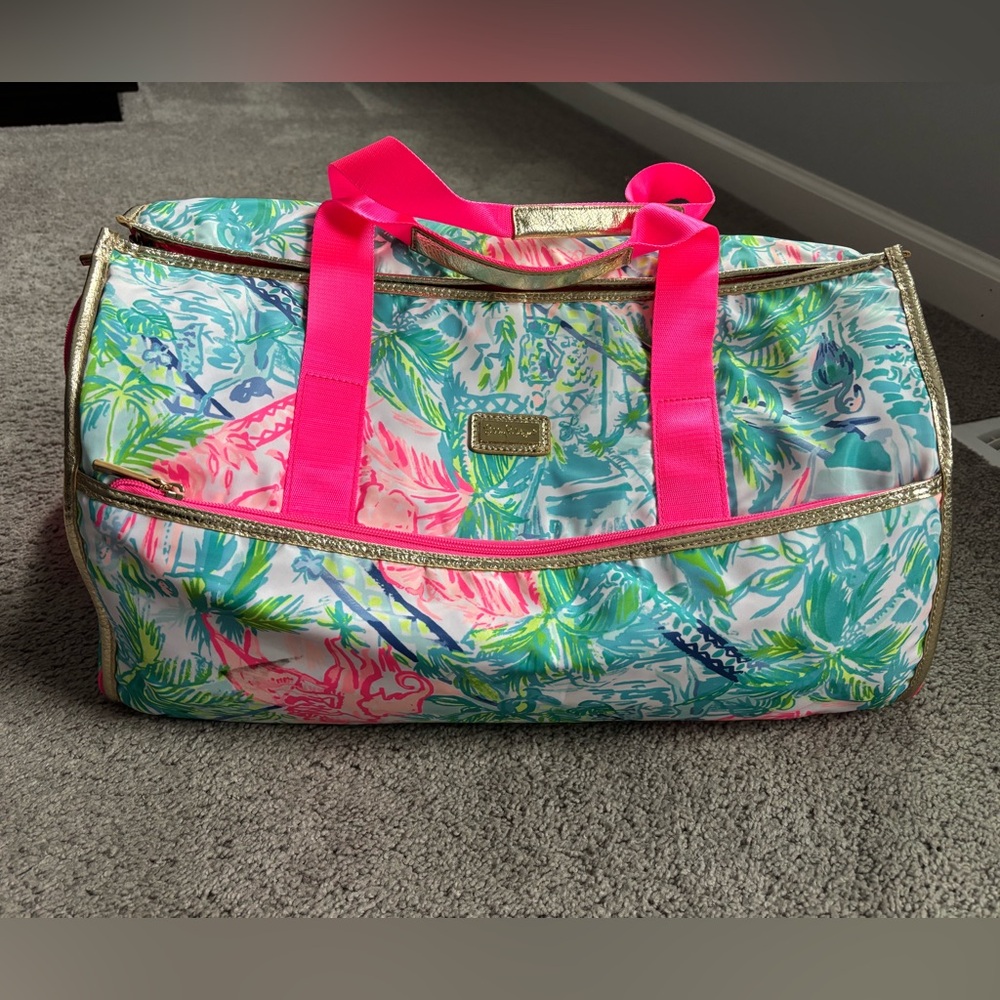 Lily Pulitzer Weekender / Garment Bag Bohemian Queen Print